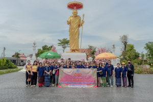 กิจกรรมปฏิบัติธรรมพัฒนาจิตใจ ตามโครงการโรงเรียนผู้สูงอายุเทศบาลตำบลเทพวงศา