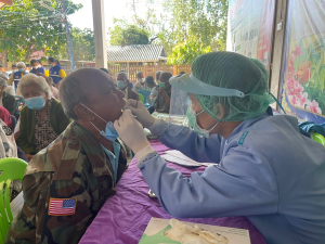 กิจกรรมอบรมการดูแลสุขภาพ และการตรวจสุขภาพประชนชนเบื้องต้น เทศบาลตำบลเทพวงศา