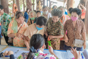 โครงการจัดงานรดน้ำดำหัวผู้สูงอายุ  ณ วันบ้านอูบมุง ตำบลเขมราฐ อำเภอเขมราฐ จังหวัดอุบลราชธานี