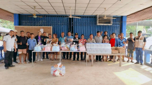 ลงพื้นที่ตรวจเยี่ยมและให้กำลังใจประชาชนผู้ประสบเหตุวาตภัยในเขตพื้นที่เทศบาลเมืองเทพวงศา