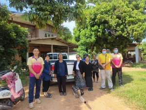 งานบริหารงานสาธารณสุข ฝ่ายอำนวยการ สำนักปลัดเทศบาลเมืองเทพวงศา ได้ดำเนินการลงพื้นที่  ดำเนินการออกพ่นหมอกควัน ตามมาตรการควบคุมโรคไข้เลือดออก 037 เพื่อกำจัดยุงลายในบริเวณแก้งเกลี้ยง และบ้านห้วยยาง