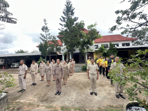 กิจกรรมเข้าแถวเคารพธงชาติ ประจำวันจันทร์ที่ 23 มิถุนายน พ.ศ. 2568