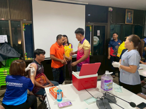 การฉีดวัคซีนเพื่อป้องกันโรคไข้หวัดใหญ่